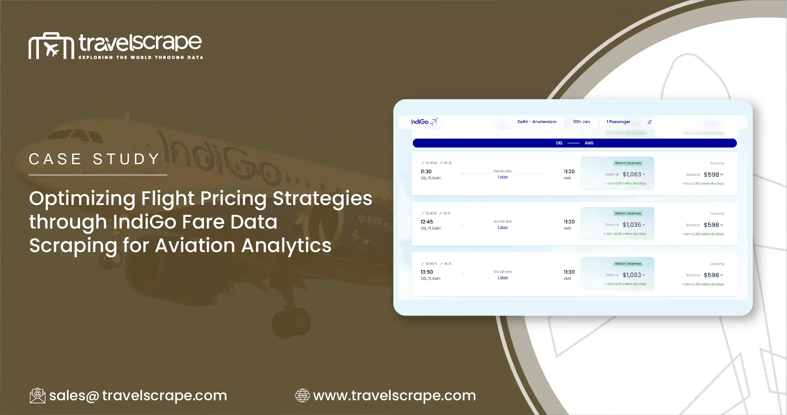 IndiGo Fare Data Scraping for Aviation Analytics